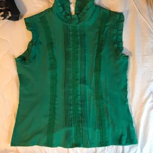 Green blouse